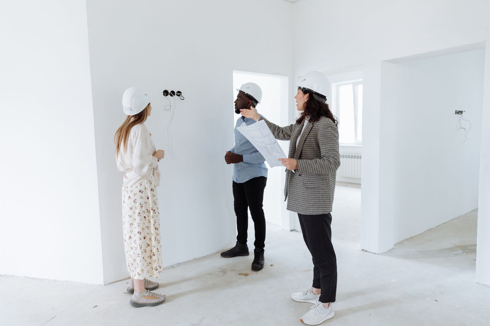 Homeowner asking questions during a renovation consultation